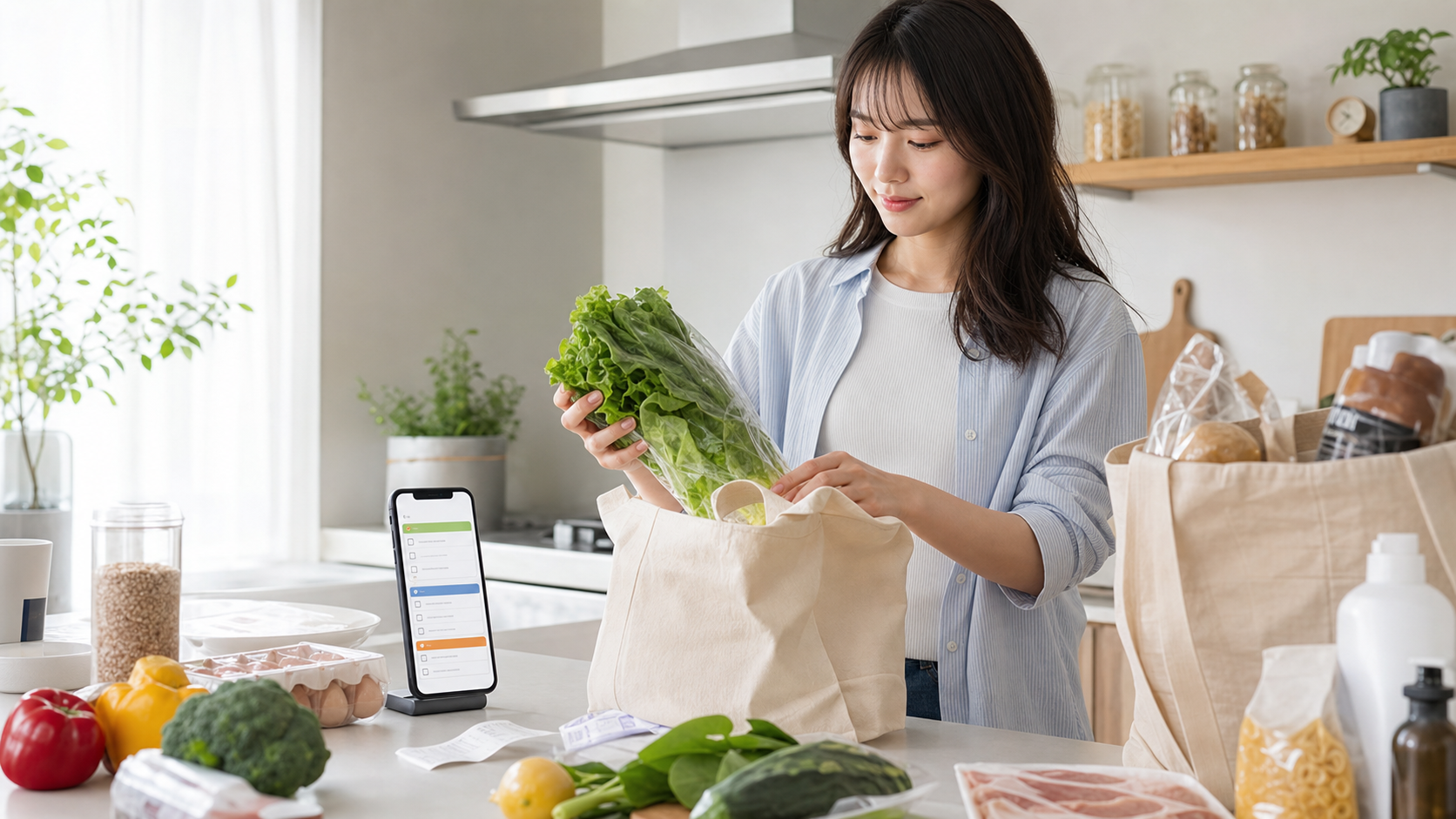 買い忘れと重複買いをなくす。家族で使う買い物リストを「お店別」に分ける整理術